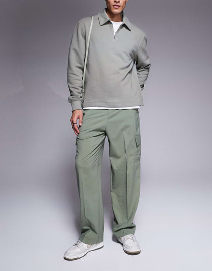 Wide Leg Smart Trousers