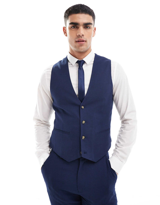 Wedding Skinny Suit Waistcoat