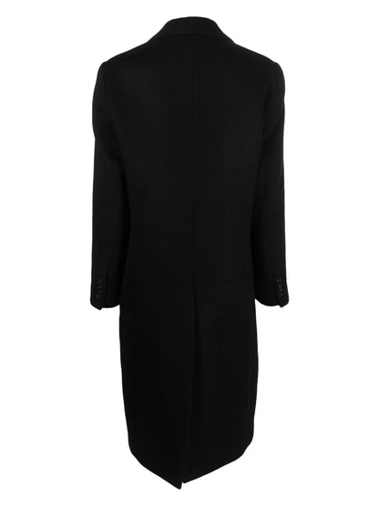 Beatrisa Single-Breasted Wool Blend Coat