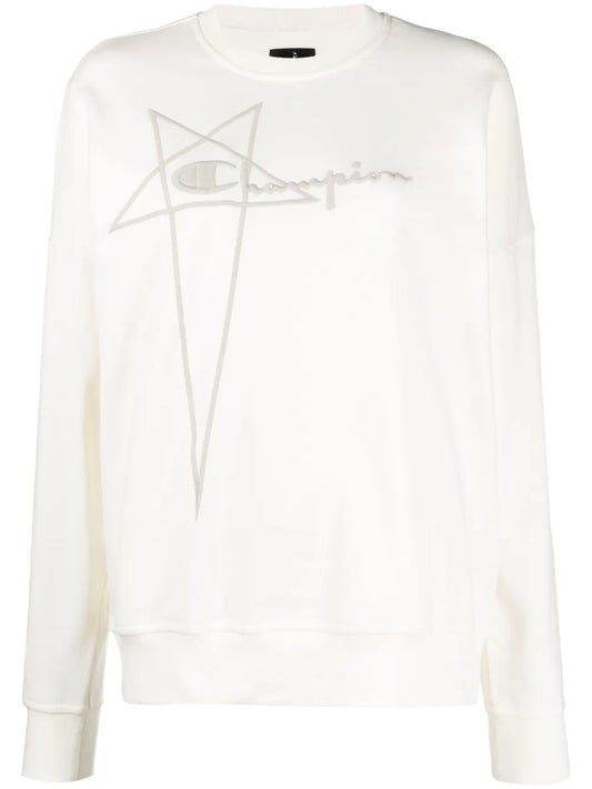 Embroidered-Logo Cotton Sweatshirt