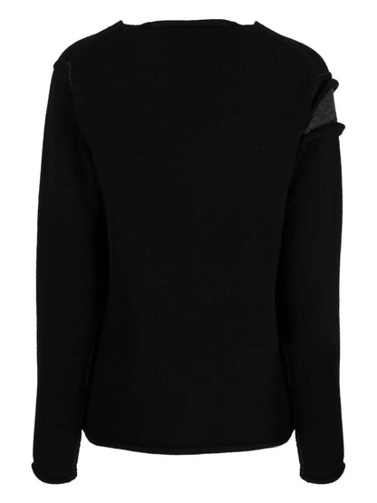 Long-Sleeve Knitted Top