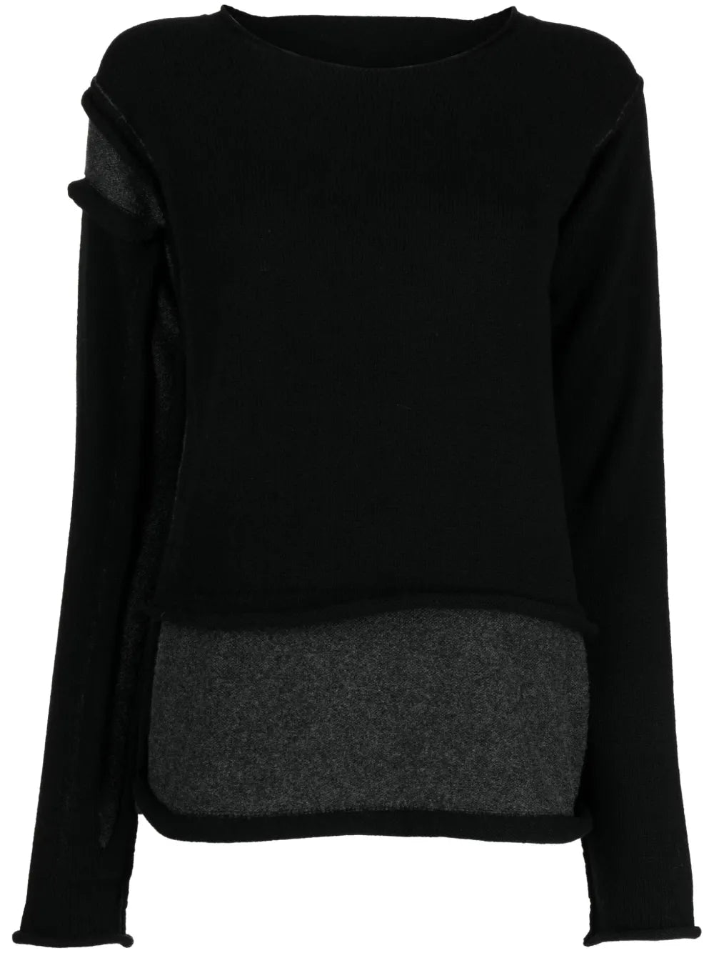 Long-Sleeve Knitted Top