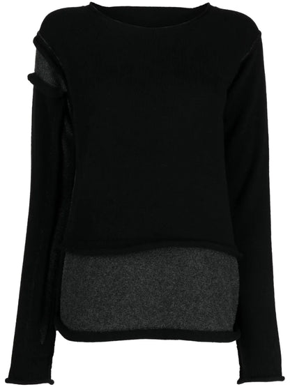Long-Sleeve Knitted Top