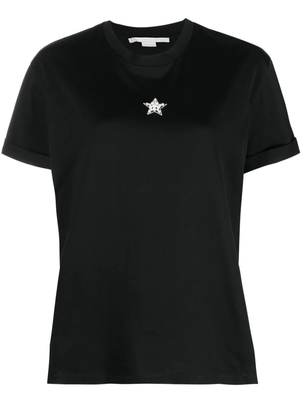 Star-Print Faux-Pearl-Embellished T-Shirt
