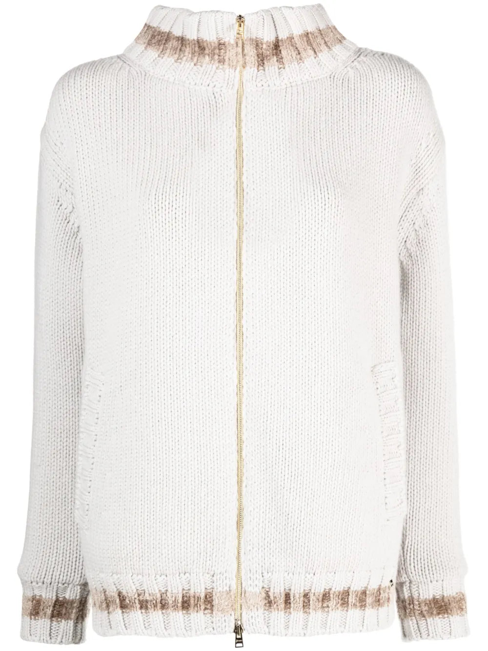 Striped Wool Cardigan