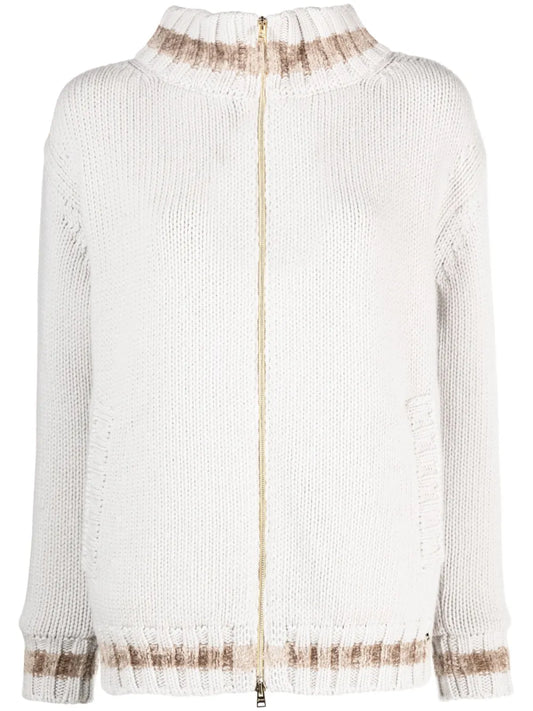 Striped Wool Cardigan