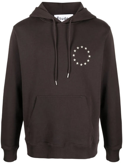 Klein Europa Stars-Embroidered Hoodie