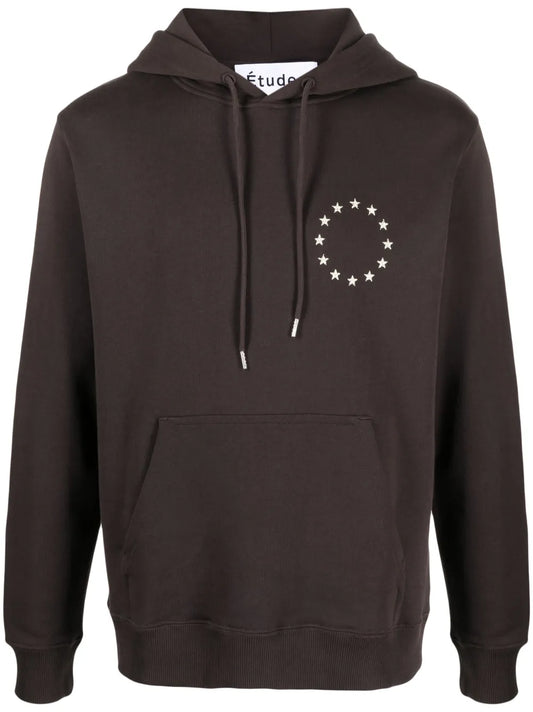 Klein Europa Stars-Embroidered Hoodie