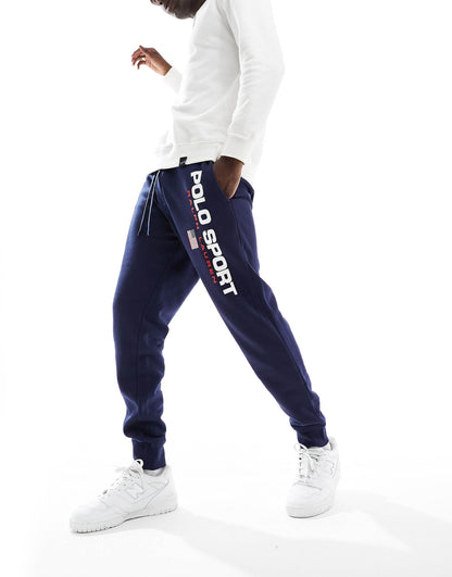 Sports Capsule Flag Logo Cuffed Joggers