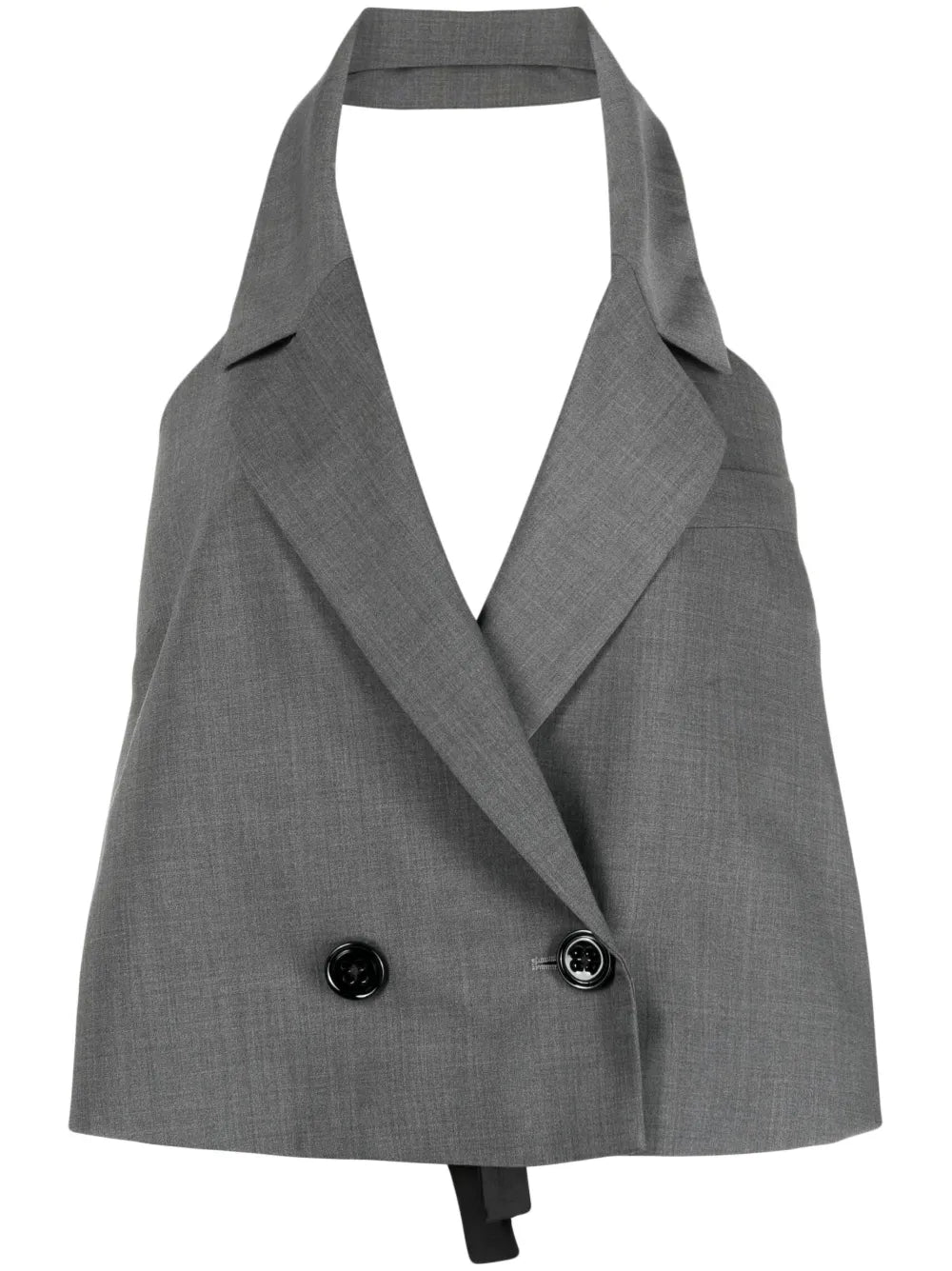Button-Up Halterneck Waistcoat