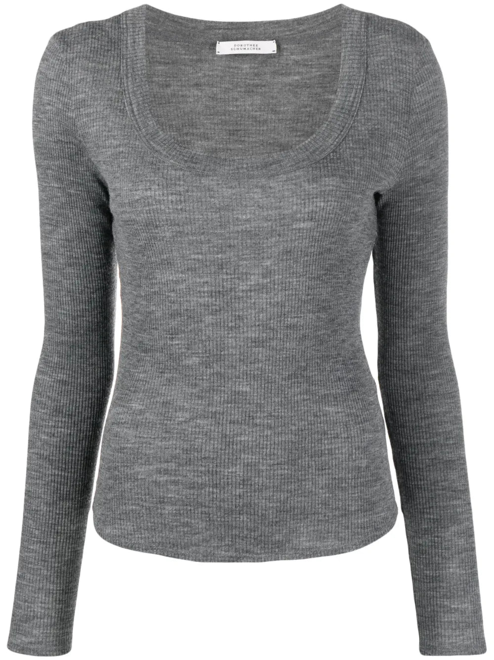 Long-Sleeve Wool Top