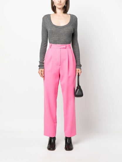 Long-Sleeve Wool Top