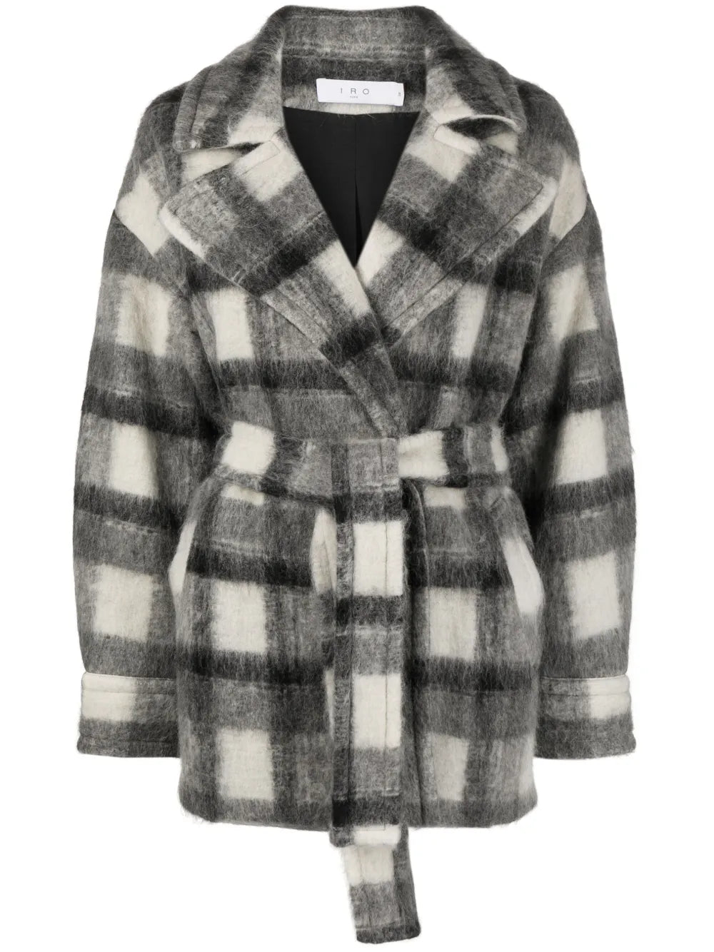 Pamae Checked Belted Coat