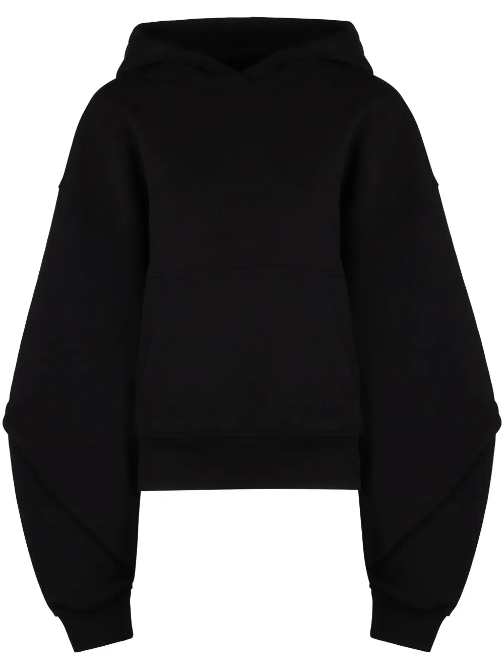 Balloon Sleeves Drawstring Hoodie
