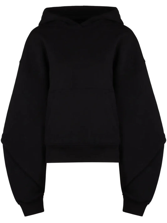 Balloon Sleeves Drawstring Hoodie
