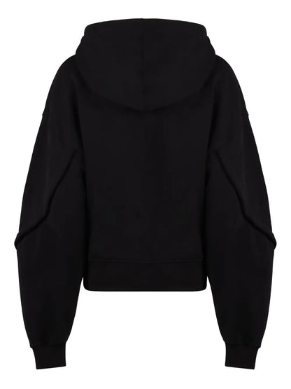 Balloon Sleeves Drawstring Hoodie