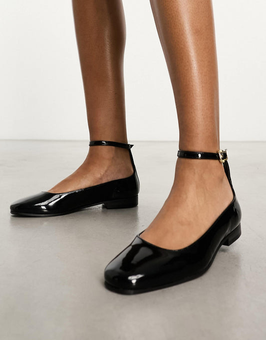 Bella Ankle Strap Ballerina