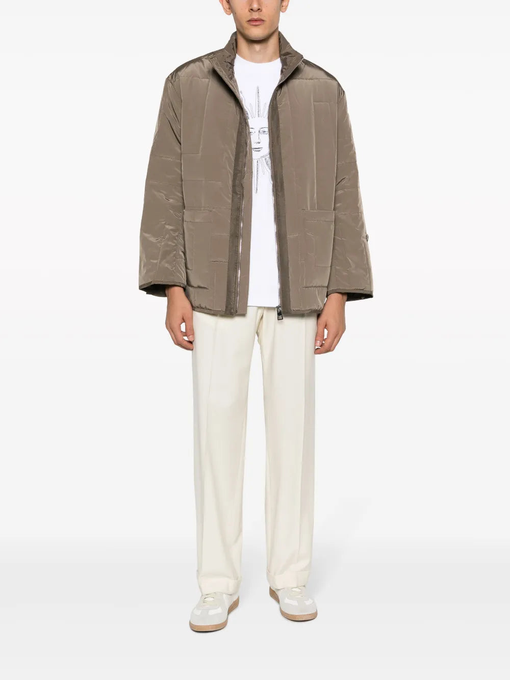Parisii Zip-Up Parka Coat