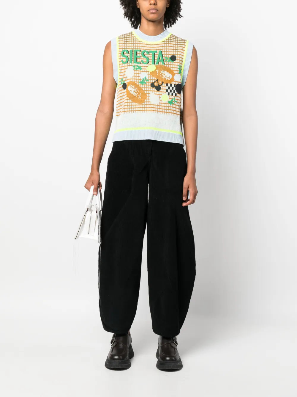 Digi Cropped Corduroy Trousers