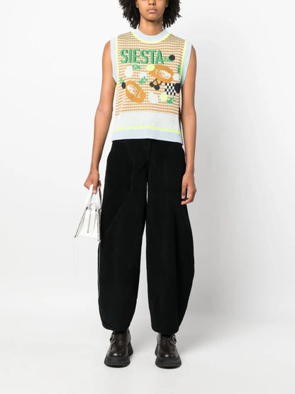 Digi Cropped Corduroy Trousers