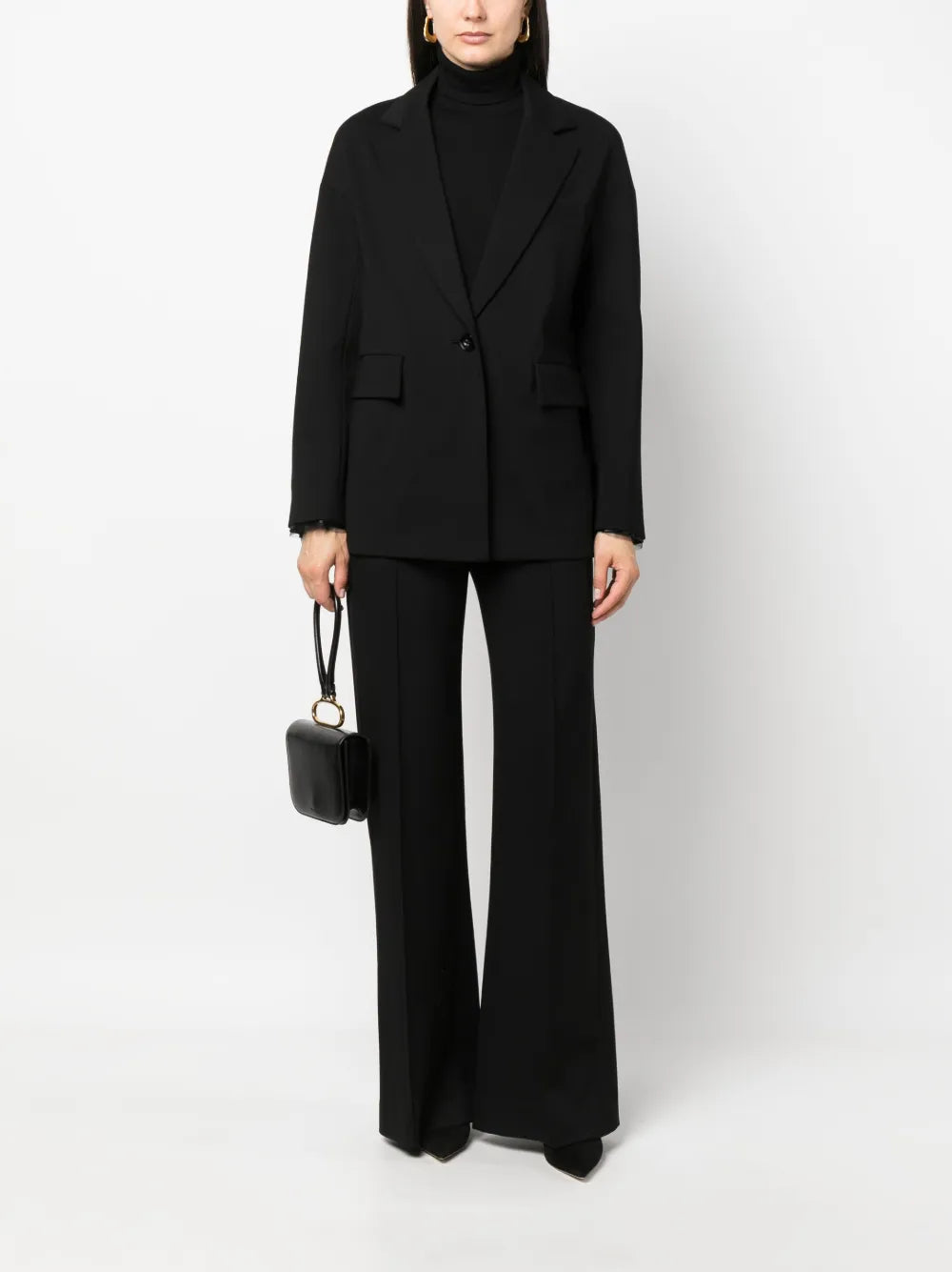 Single-Breasted Notched-Lapels Blazer