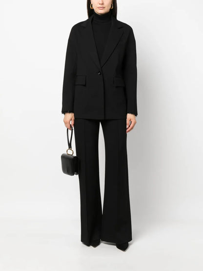 Single-Breasted Notched-Lapels Blazer