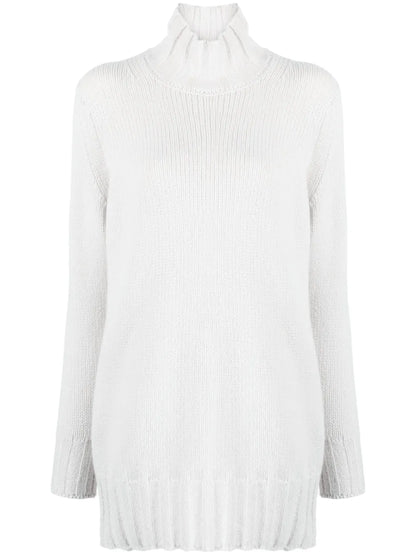 High-Neck Cashmere Jumper