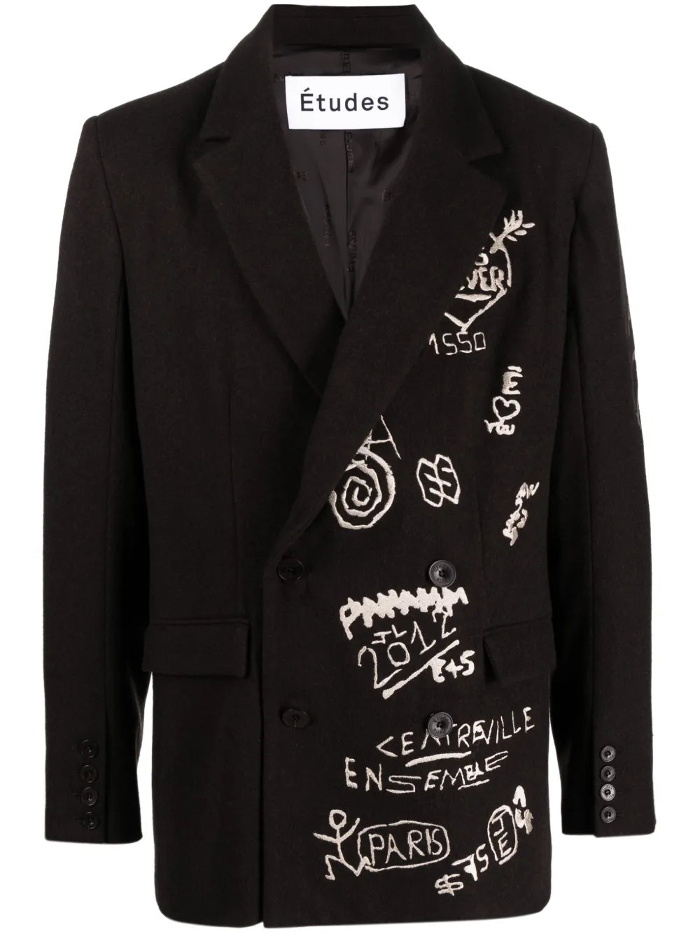 Verneuil Embroidered-Motif Blazer