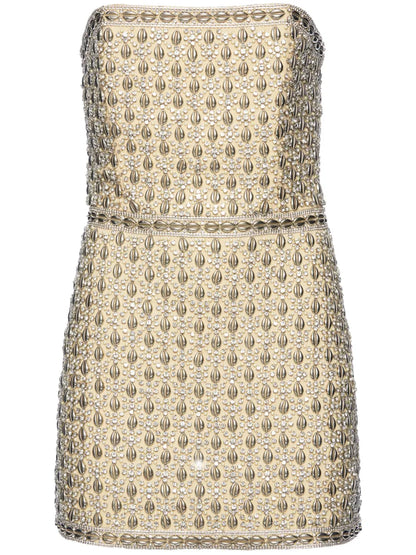 Heather Crystal-Embellished Dress