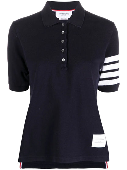 4-Bar Stripe 2003-Print Polo Shirt