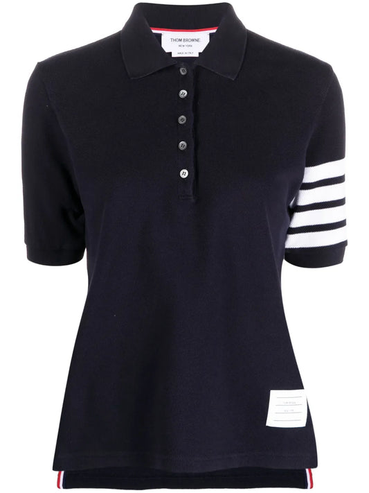 4-Bar Stripe 2003-Print Polo Shirt