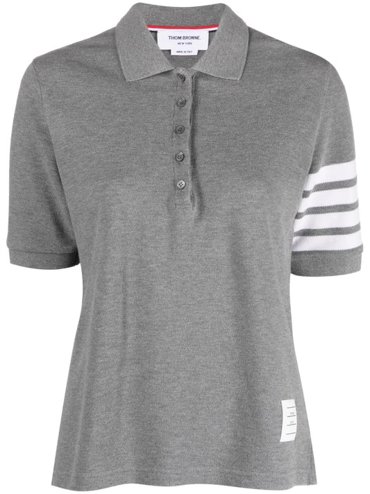 4-Bar Stripe 2003-Print Polo Shirt