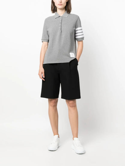 4-Bar Stripe 2003-Print Polo Shirt