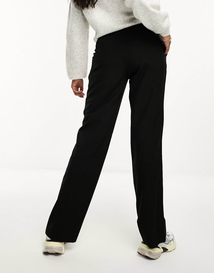 Tailored Slim Straight Trousers