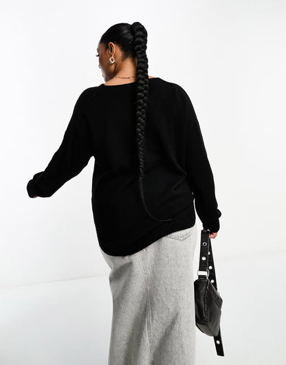 Curve V Neck Jumper