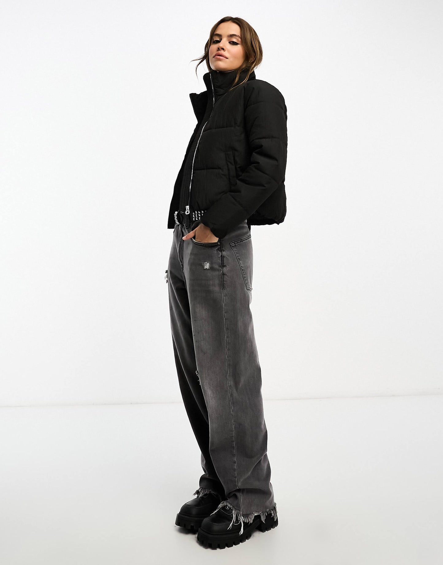 Padded High Neck Jacket