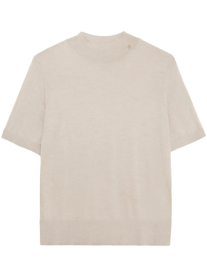 Monique Short-Sleeved Knitted T-Shirt