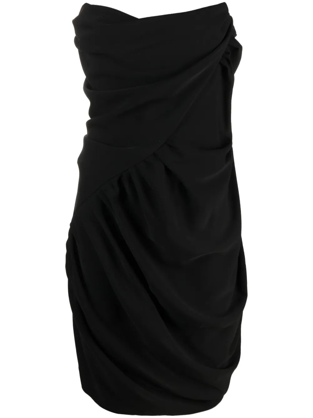 Draped Corset-Bodice Dress