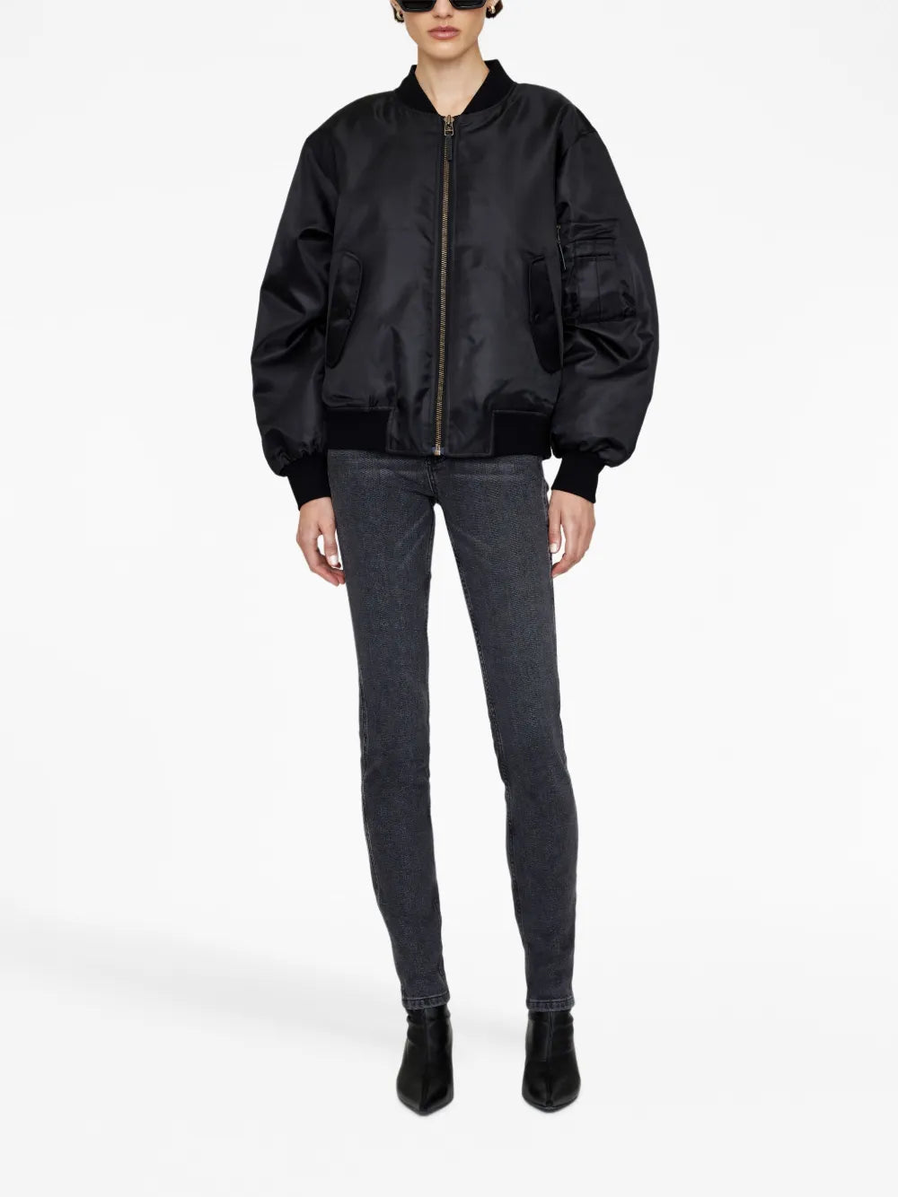 Leon Zipped Bomber Jacket