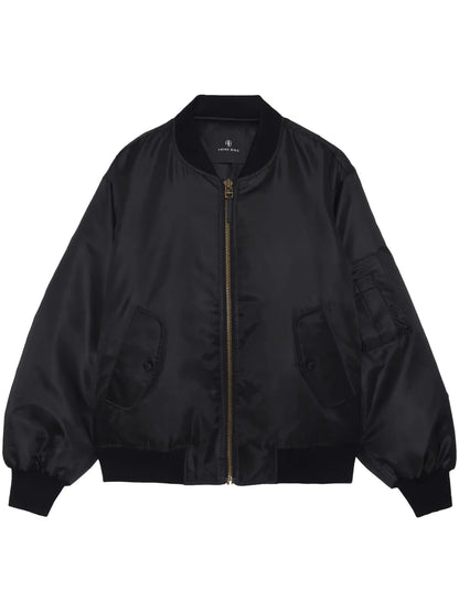 Leon Zipped Bomber Jacket