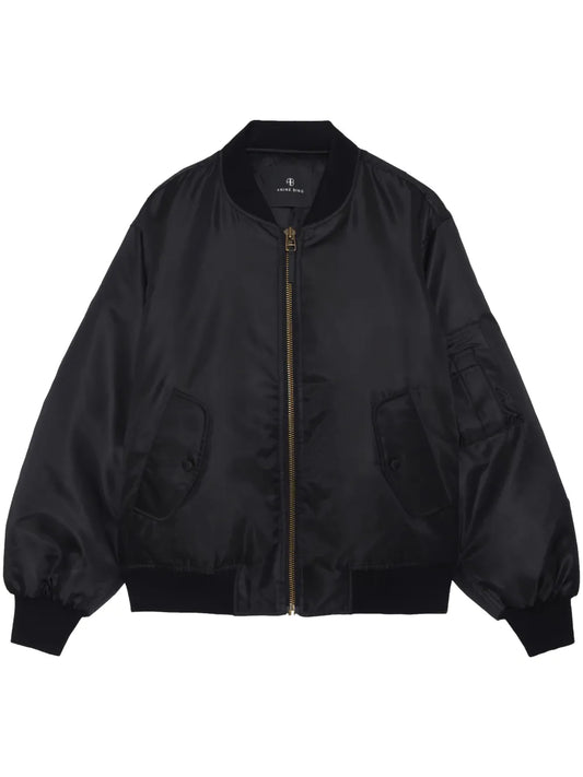 Leon Zipped Bomber Jacket