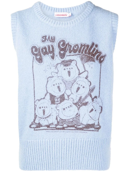 Cute Gromlin Knitted Vest