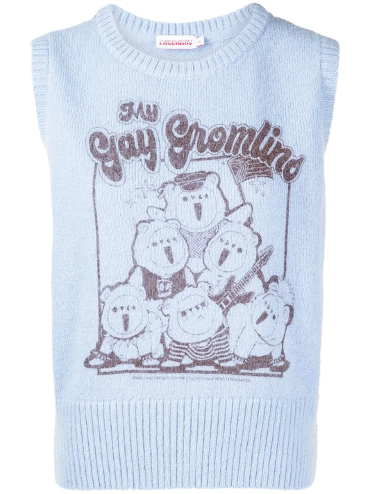 Cute Gromlin Knitted Vest