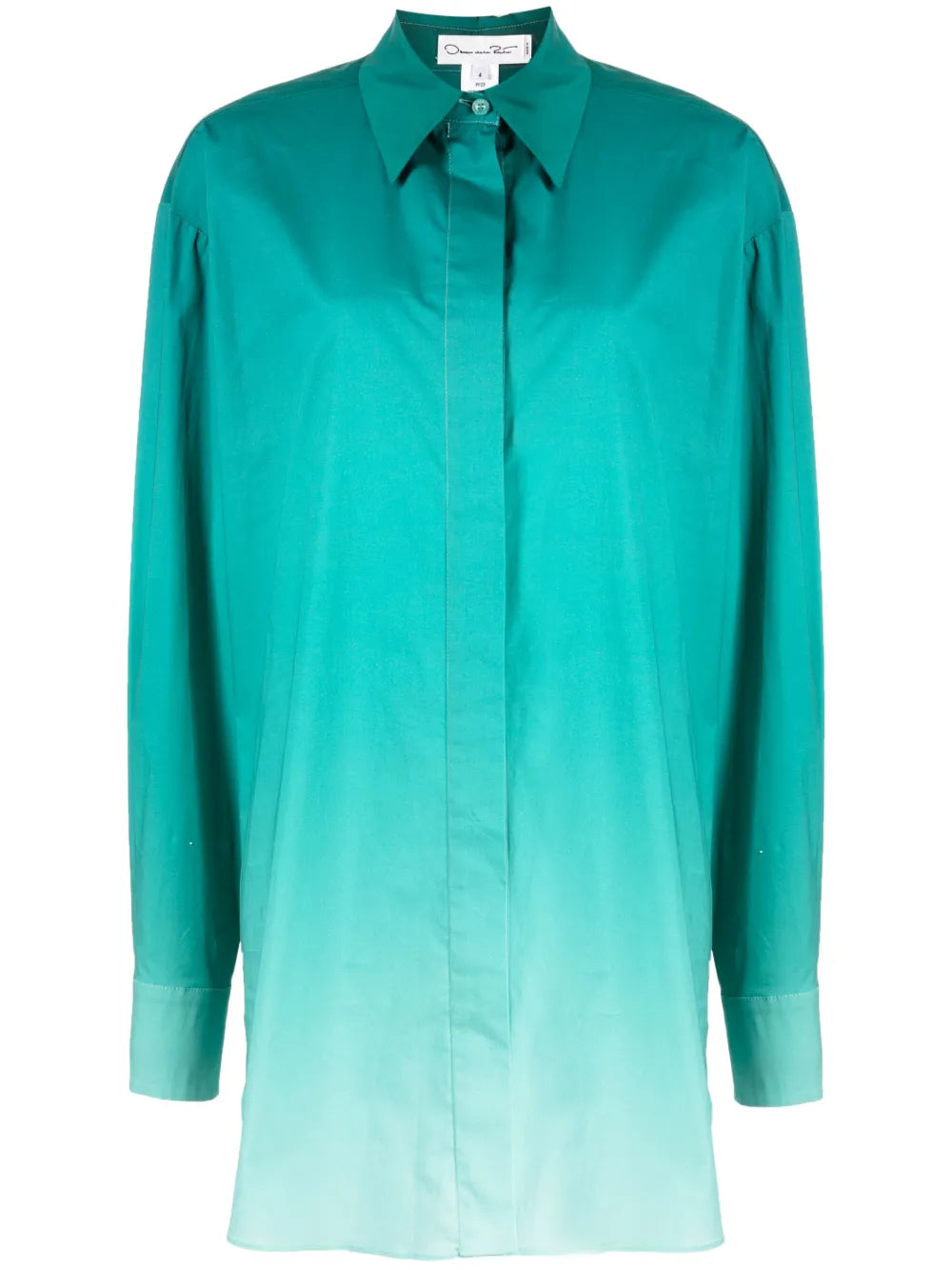 Ombré-Effect Shirt Jacket