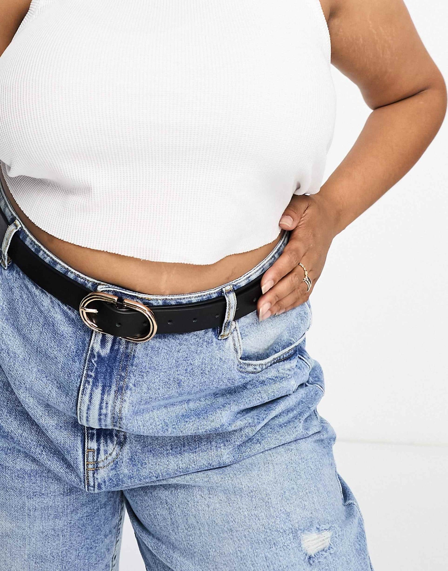 Curve Waist And Hip Jeans Belt