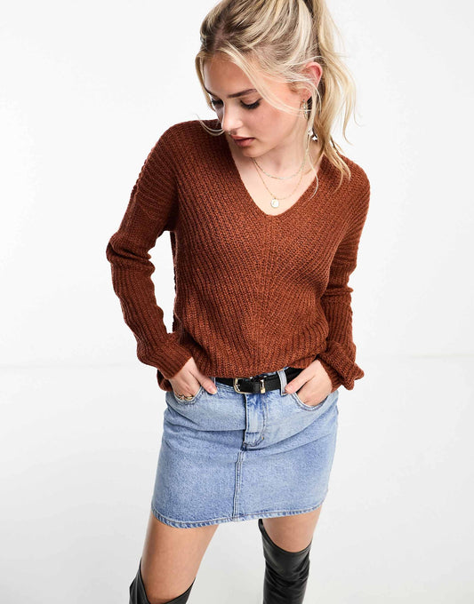 Lightweight V Neck Jumper