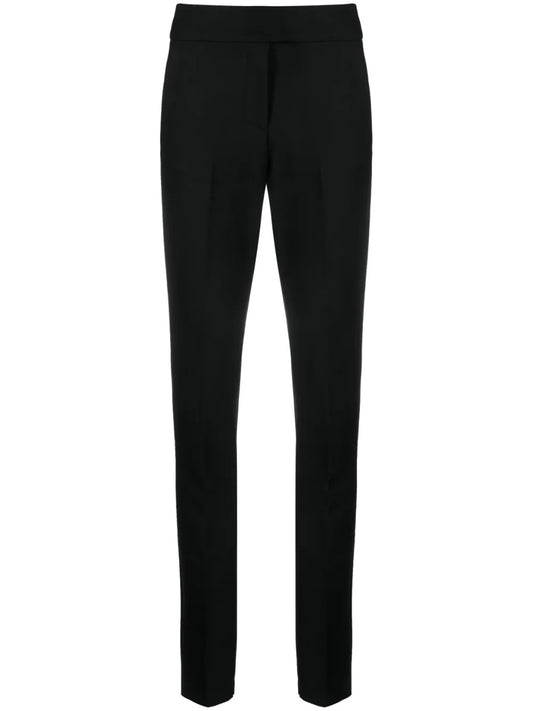 High-Waist Skinny-Cut Trousers