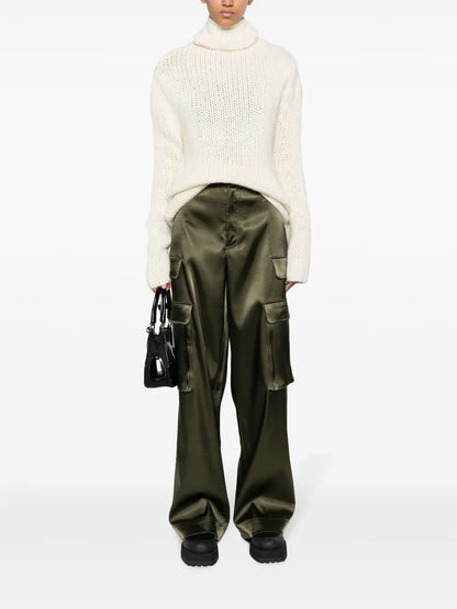 Chunky-Knit Roll-Neck Jumper