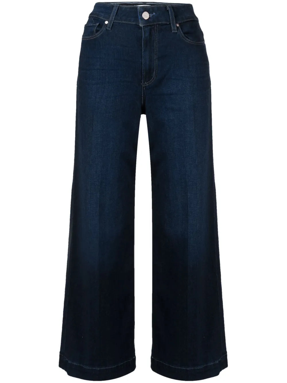 Logo-Patch Cropped Jeans