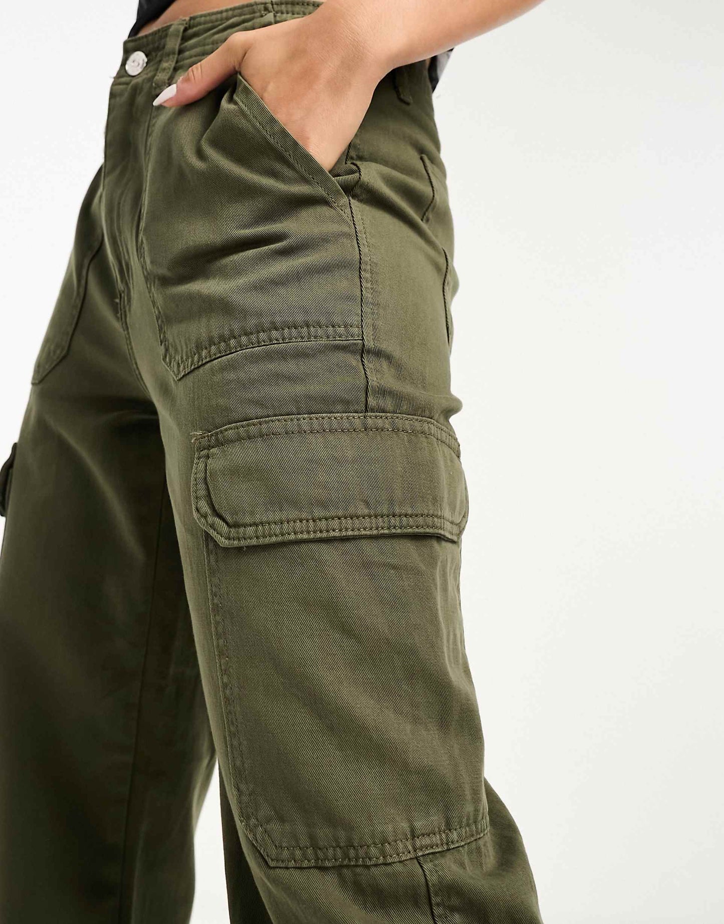 Straight Leg Cargo Trousers